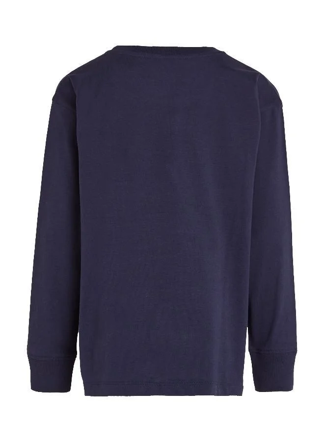 كالفن كلاين جينز CKJ LOGO LS T-SHIRT