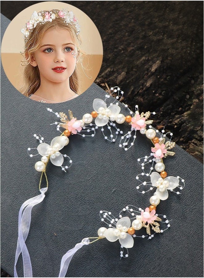 GIFT Girls Hair Band Headdress, Children's Hairpin Clips at the Back of the Head, Anti-Slip Headband Hair Accessories for Pressing Hair，Fashion Girls Accessories Hair Accessories - Image 1