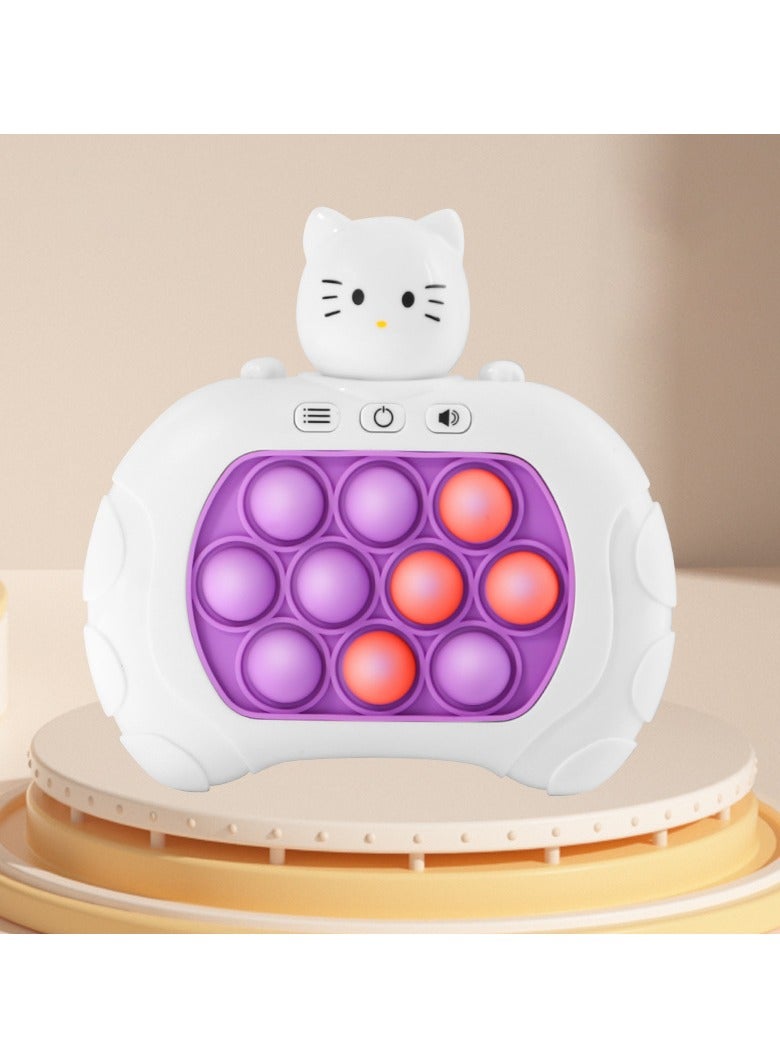 Oriental Greet Electronic Quick Push Light Up Pop Game Fidget Toys for Adults and Kids, Puzzle Game Machine Push Pop Bubble Fidget Sensory Toy Birthday Gifts - Image 2