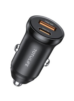 Totulife Mini Car Charger PD 20W + QC - Black  - Image 5