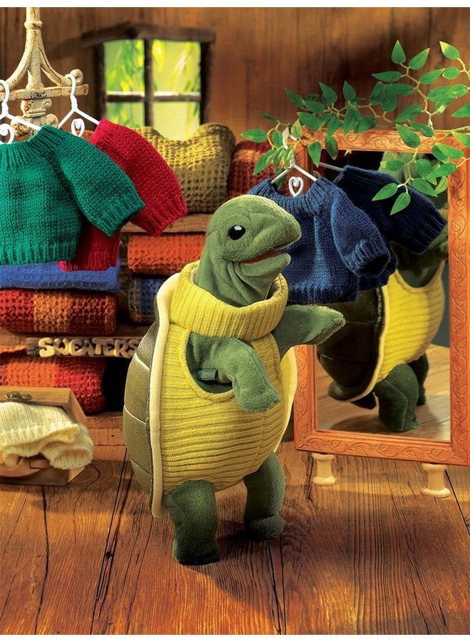 Folkmanis Turtleneck Turtle Hand Puppet - Image 4