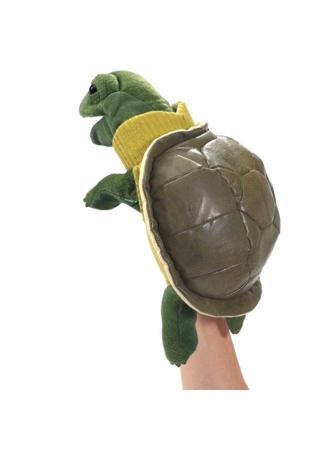 Folkmanis Turtleneck Turtle Hand Puppet - Image 2