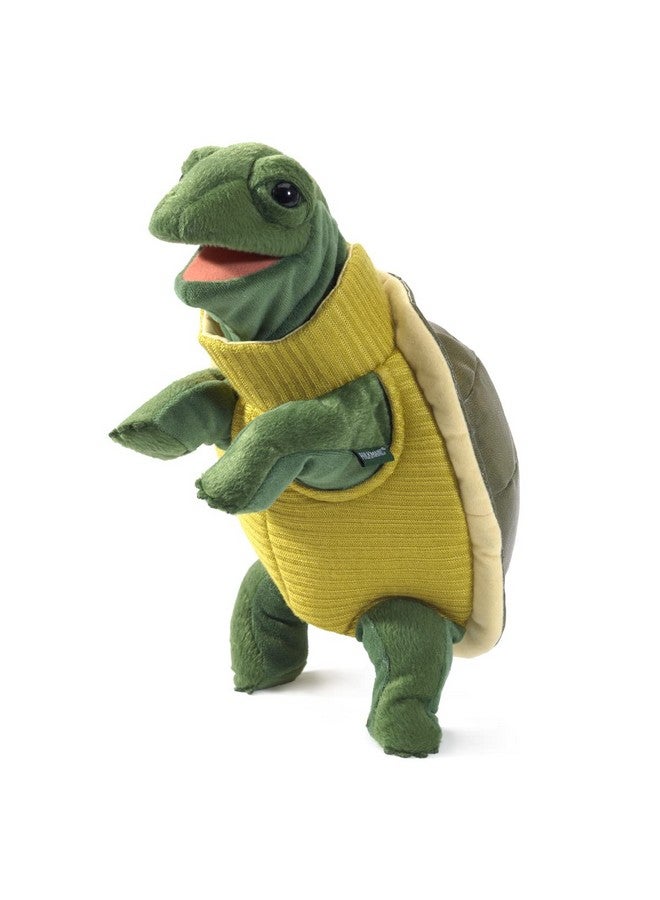 Folkmanis Turtleneck Turtle Hand Puppet - Image 1