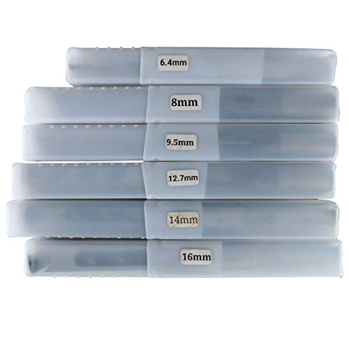YaeKoo 6pcs Square Hole Mortise Chisel Drill Bit Tools, 5/8" 9/16" 1/2" 3/8" 5/16" 1/4" HSS Woodworking Hole Saw Mortising Chisel Drill Bit Set, Different Sizes - Image 5