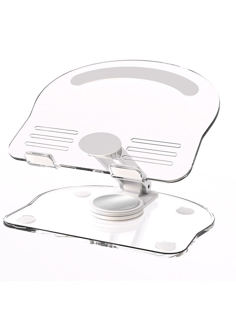 Foldable Portable Tablet Holder White