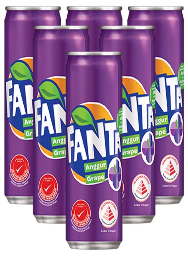 Fanta Grape Flavoured Drink - 6 Pack, 6 X 320 - Image 1