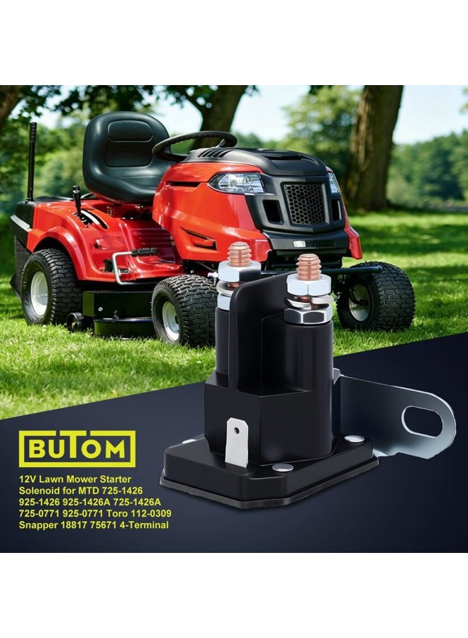 Butom 725-1426 Starter Solenoid for MTD 925-1426 925-1426A 725-1426A 725-0771 925-0771 Toro 112-0309 Snapper 18817 75671 - Image 2