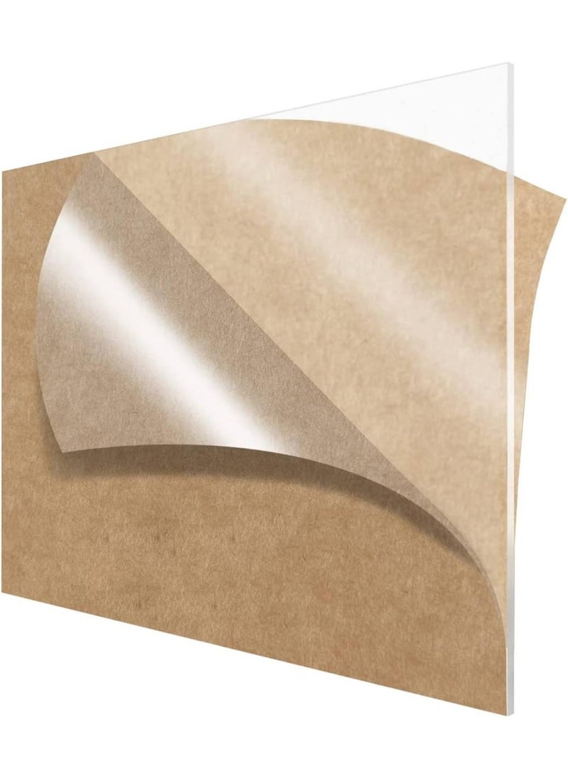 BPA - Acrylic Sheet A3 Clear Acrylic Plexi Glass Sheet Acrylic Sheet Plastic Plexi Glass Board for Picture Frames Sign Holders DIY Display 2mm Thick 420mm x 297mm 1pcs - Image 1