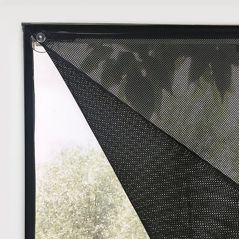 SCHRLING No Drill Cordless Light Filtering Window Shade, Transparent Temporary Shade for Filtering Glare, 39" W x 63" L with Suckers, for Living Room, Bedroom - Image 1