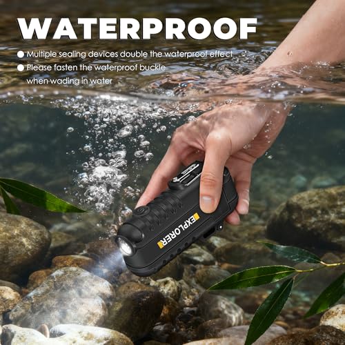 Lafagiet Electric Lighter USB C, Powerful Dual Arc Plasma Flame, with Flashlight, Wind & Waterproof Lighters for Candle, Camping, Grill, Emergency - Image 5