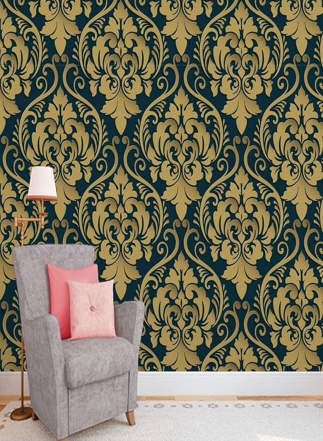 DECOR PRODUCTION Self Adhesive Wallpaper Wall Sticker for Home Decor, Living Room, Bedroom, Hall, Kids Room, Play Room (PVC Vinyl, Water Proof 20 sq.ft) 16x90 Inches Each Strip - Image 2