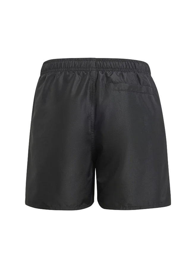 Adidas Adidas Solid Shorts By Black Swim Swimwear For Kids 5-6Y