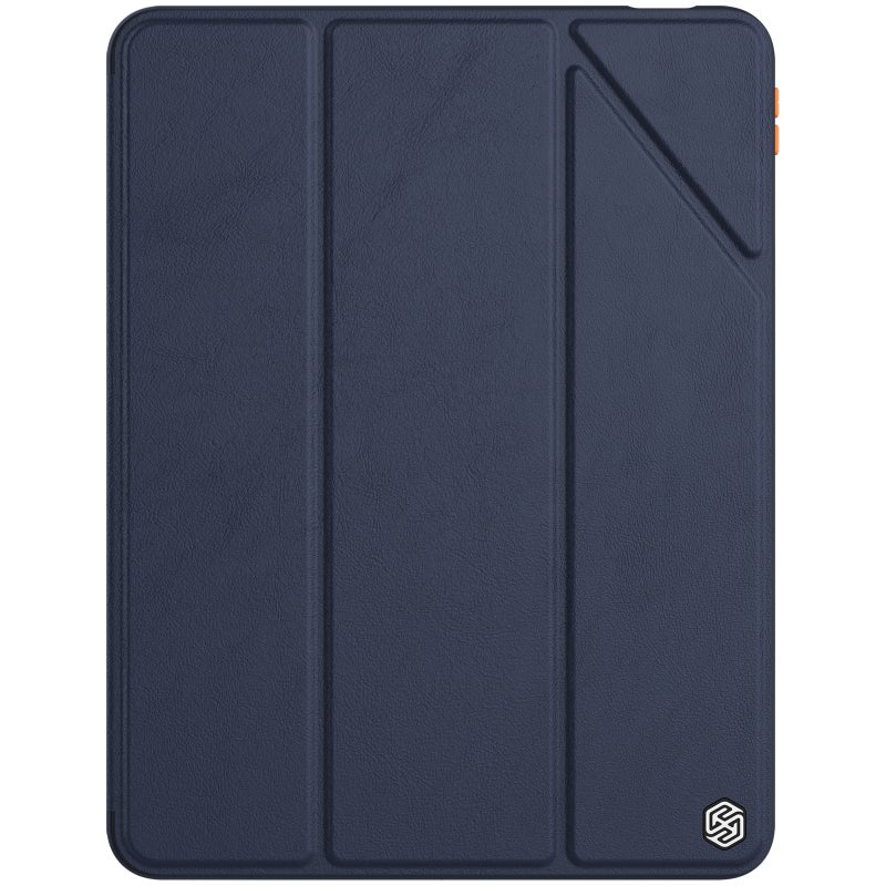 Nillkin Pc + Tpu Horizontal Flip Leather Case With Holder & Pen Slot & Sleep / Wake-Up Function For Ipad Air 10.9 2020 / Air 4(Blue) - Image 1