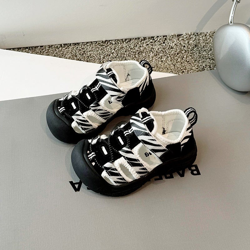 Girls' Sandals Summer Children'S Soft-Soled Sandals For Large Children And Boys Students Casual Shoes Trendy - Image 1