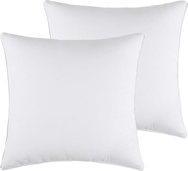 MUSA MUSA Cushion Inserts - Pack of 2 Soft Sofa Cushion Fillers, 20x20 Inch (50x50 cm, White) - Image 1