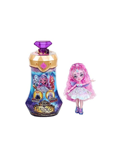 Magic Mixies Unia The Unicorn Pixling - Reveal 6.5" Doll from Potion Bottle