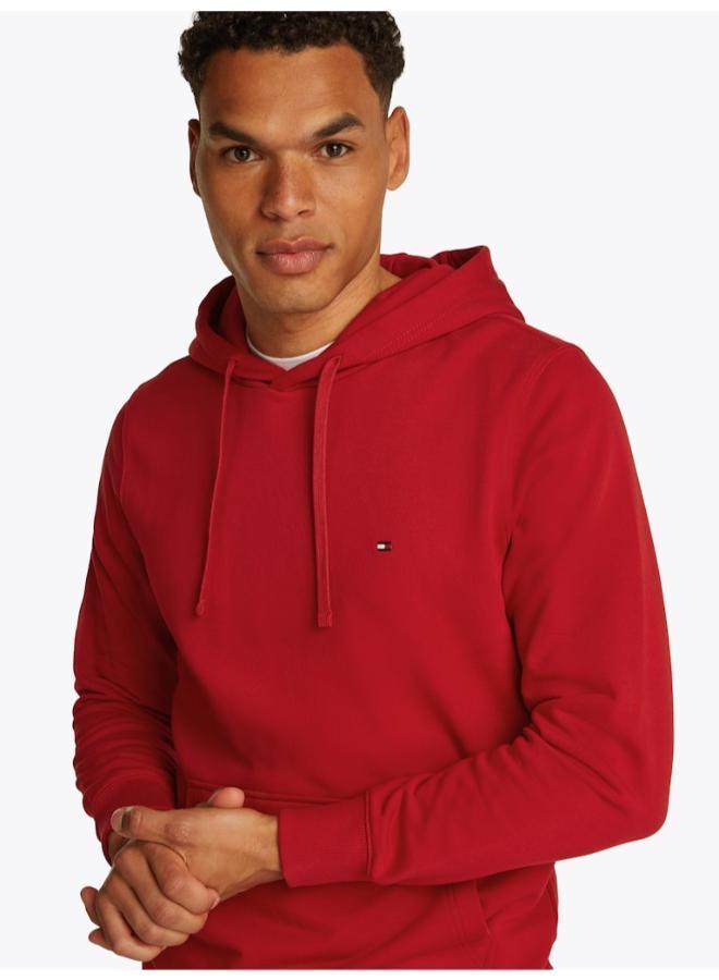 TOMMY HILFIGER Flag Embroidery Terry Drawstring Hoody - Image 3