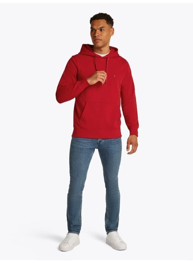 TOMMY HILFIGER Flag Embroidery Terry Drawstring Hoody - Image 4