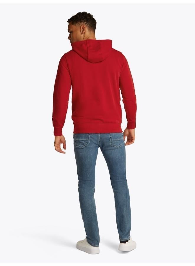 TOMMY HILFIGER Flag Embroidery Terry Drawstring Hoody - Image 2
