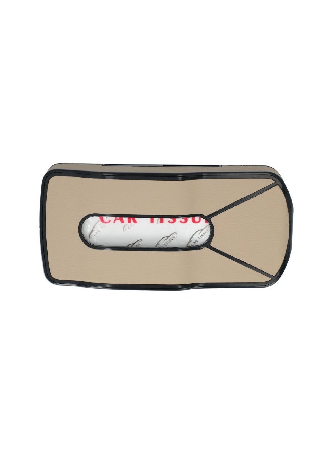 WAGAN Durable and Elegant Design Car Tissue Box Beige #2176-2 - Image 2