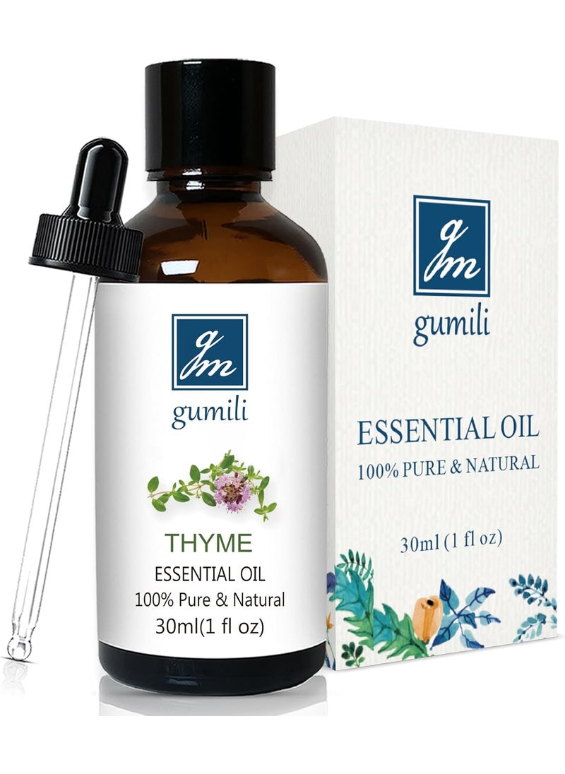 gm gumili Thyme Essential Oil, 100% Pure Undiluted, 30ml/1 oz 