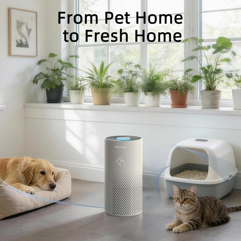 Afloia Air Purifier for Bedroom and Pets Home up to 1780 FtÂ², 5-in-1 HEPA Filter Air Cleaner with Washable Pre-Filter, Removes Pet Hair, Odors, Dander & Allergies, 22dB Quiet Sleep Mode (Kilo Pet) - Image 4