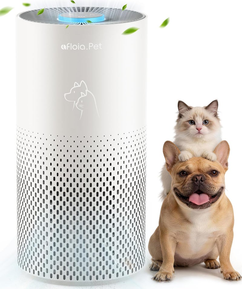 Afloia Air Purifier for Bedroom and Pets Home up to 1780 FtÂ², 5-in-1 HEPA Filter Air Cleaner with Washable Pre-Filter, Removes Pet Hair, Odors, Dander & Allergies, 22dB Quiet Sleep Mode (Kilo Pet) - Image 1