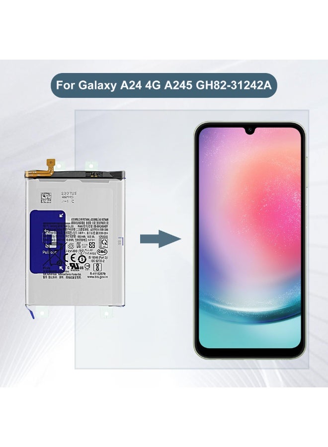 ليناكز الأصلي خلية بطارية بديلة لهواتف Samsung Galaxy A14 4G وA14 5G وA24 5G وA34 وA54 5G - Image 2