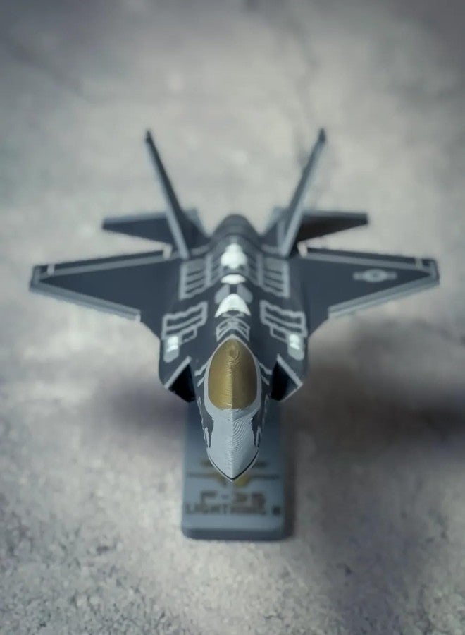 3D CRAFT F-35 Lightning II Fighter Jet Model Kit, Military Aircraft Scale Model, Multicolor,Figure Toy - Image 2