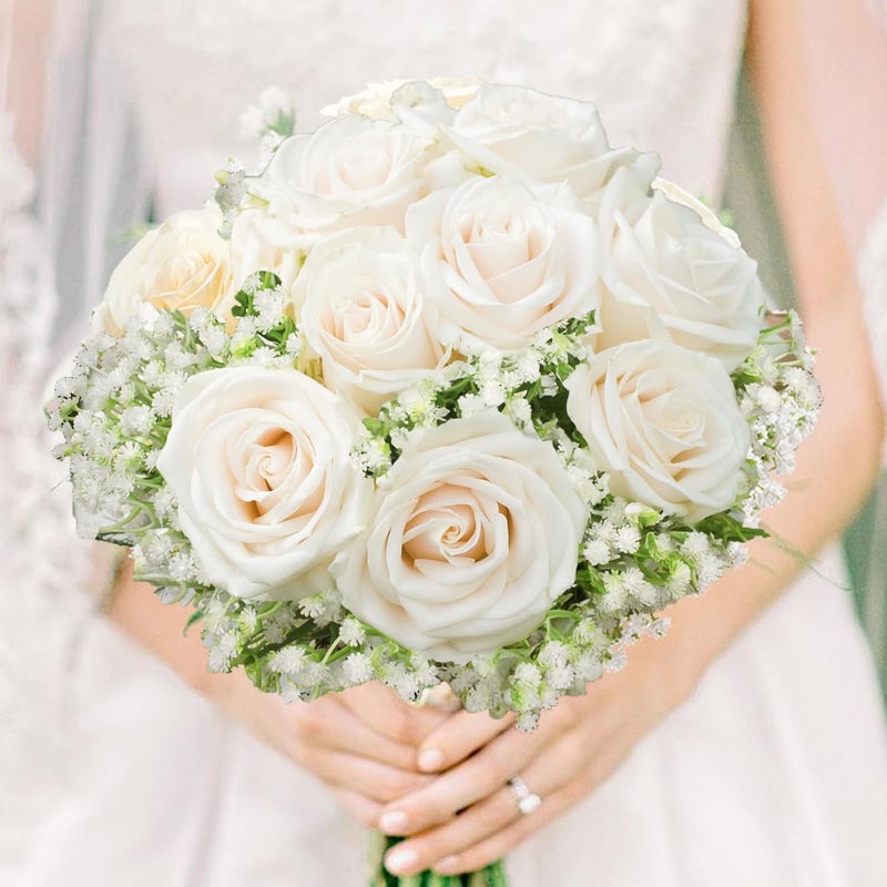 ZREVSB 120 Pcs Baby Breath Artificial Flowers Bulkï¼ŒWhite Artificial Flowers Artificial Baby Breath Gypsophila Flowers para Decoracion for Wedding Party Home Decoration (120 PCS) - Image 4