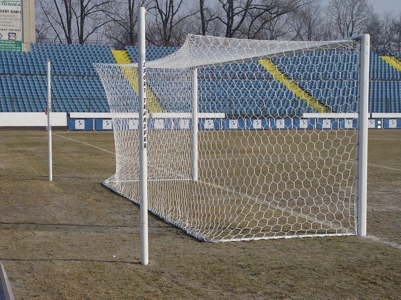 MEMBA Football Net Hexagon Design Supreme Silky Material Heavy Duty Football Net (Pack of 1 Pair). - Image 4