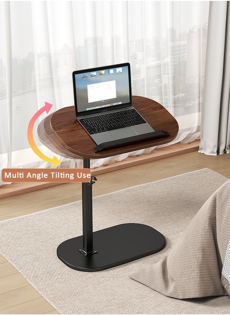 C Shaped End Table,Adjustable Height Coffee Table With Grid Stop For Computer Placement,Sofa Corner Table With Metal Frame For Tight Spaces, Swivelling 360°, Easy Installation - pzsku/ZF731242CF895D40CA4A0Z/45/_/1724729762/ca396beb-3dd1-4ddf-a47c-cec1d643773b