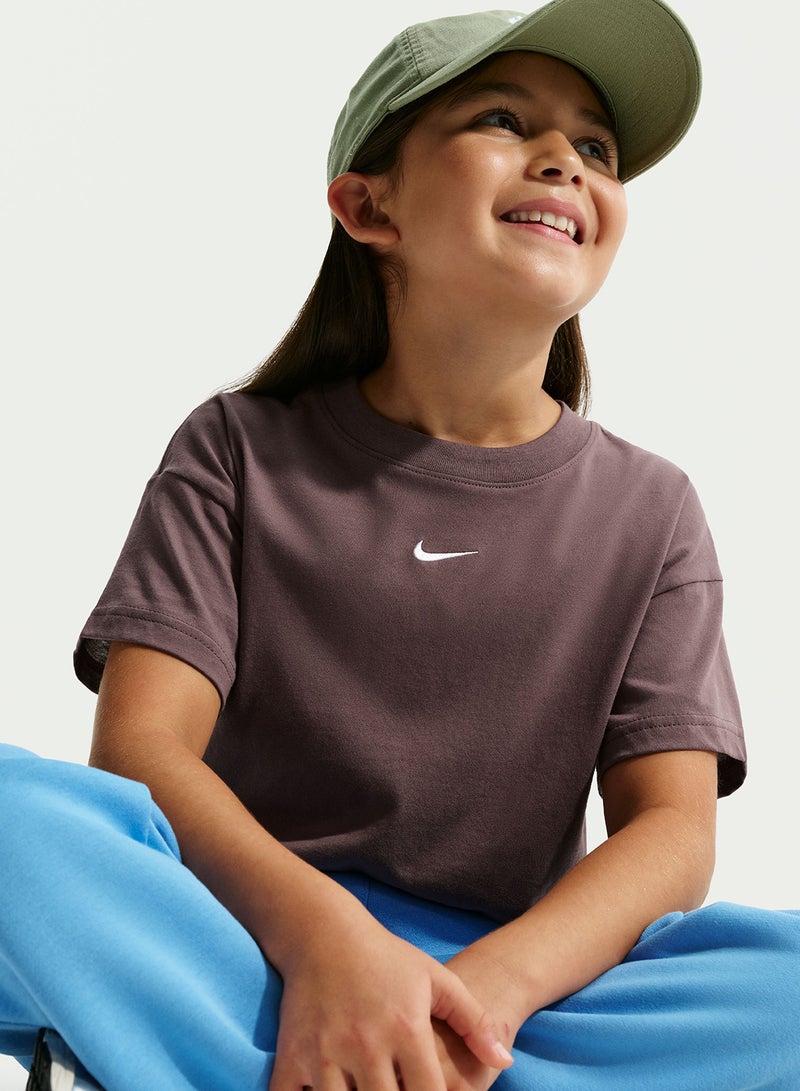 Nike GIRLS  SPORTSWEAR TEE BOXY ESSNTL LBR - Image 4