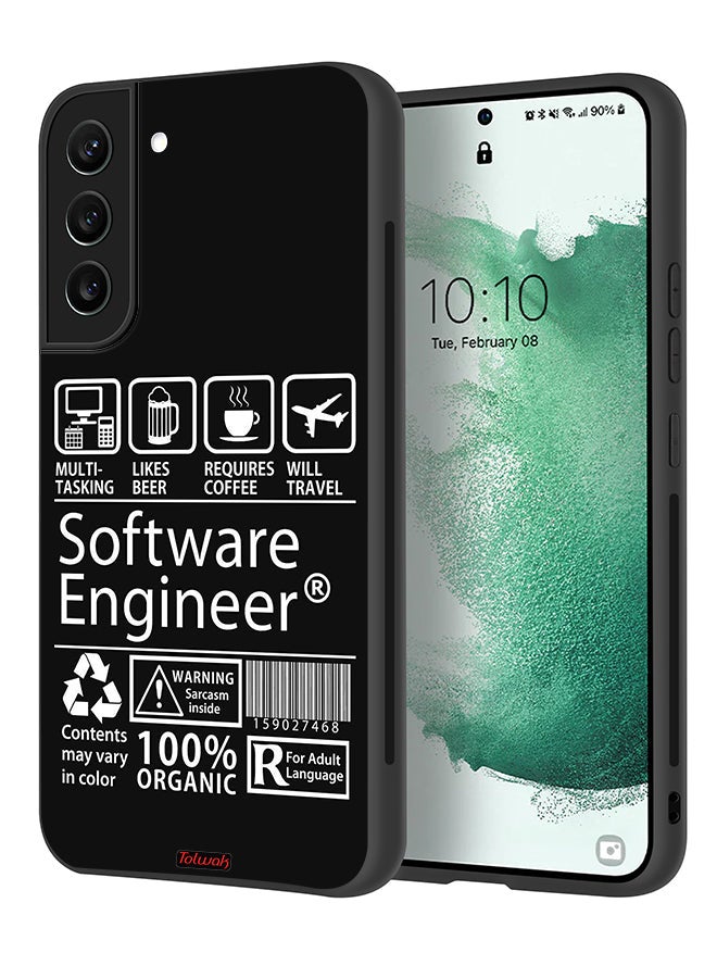 Tolwak Samsung Galaxy S22 Plus 5G Protective Case Cover Software Engineer Sticker - Image 1