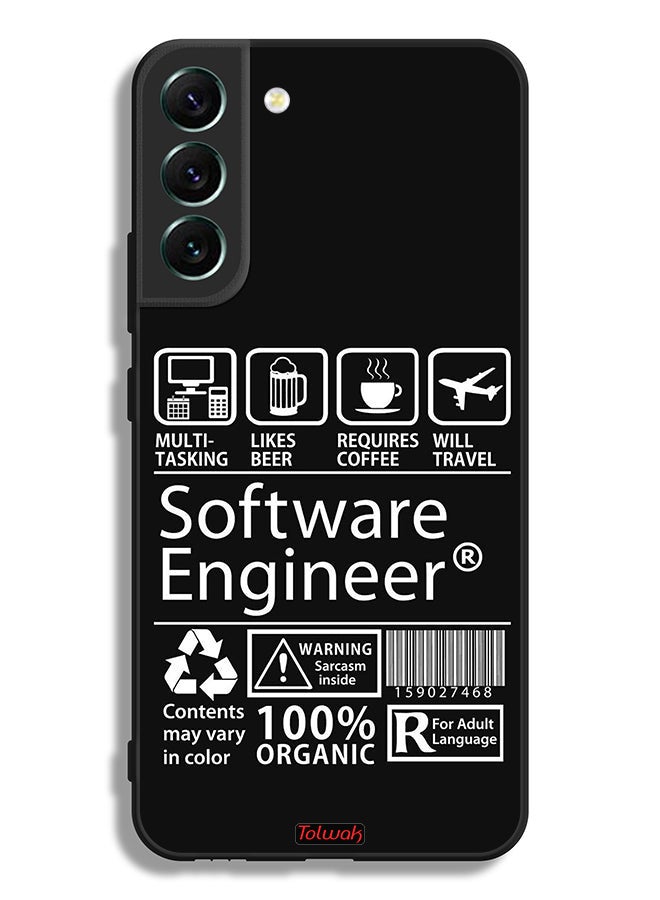 Tolwak Samsung Galaxy S22 Plus 5G Protective Case Cover Software Engineer Sticker - Image 3