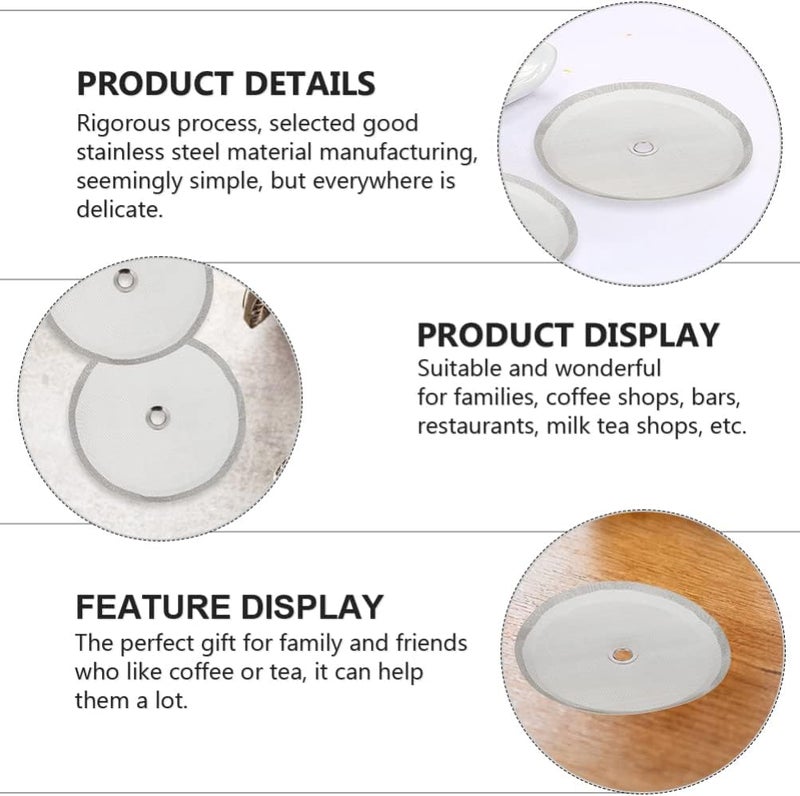 klarako 3pcs coffee filter travel coffee maker collapsible coffee dripper pour over coffee maker camping coffee makers reusable coffee cone filter Folding Stainless steel part - Image 5