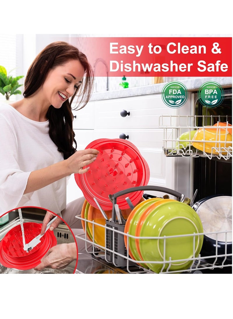 general Meat Shredder, Meat Claws Shredder for Meat, Upgraded Shred Machine Chicken Shredder with Handles and Non Skid Base Dishwasher Safe - Red - Image 4