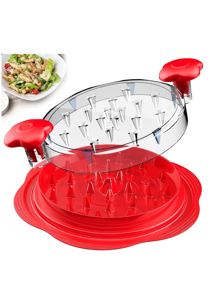 general Meat Shredder, Meat Claws Shredder for Meat, Upgraded Shred Machine Chicken Shredder with Handles and Non Skid Base Dishwasher Safe - Red - Image 1