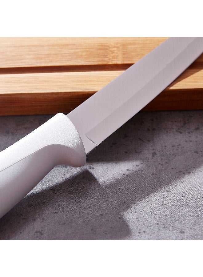 Home Box Tramontina Plenus 6 Inches Utility Knife with Stainless Steel Blade and White Polypropylene Handle - Image 2