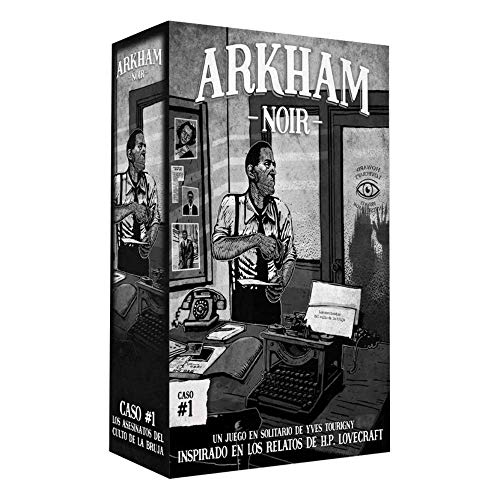 Ludonova Arkham Noir Case 1 The Witch Cult Murders Solitaire Detective Game Lovecraftian Horror Atmospheric Noir Experience Adjustable Difficulty 1 Player Ages 14 30 Min Playtime Made by - Image 1