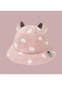 Pink series Children's Travel sun Protection and Sunshade Fisherman hat
