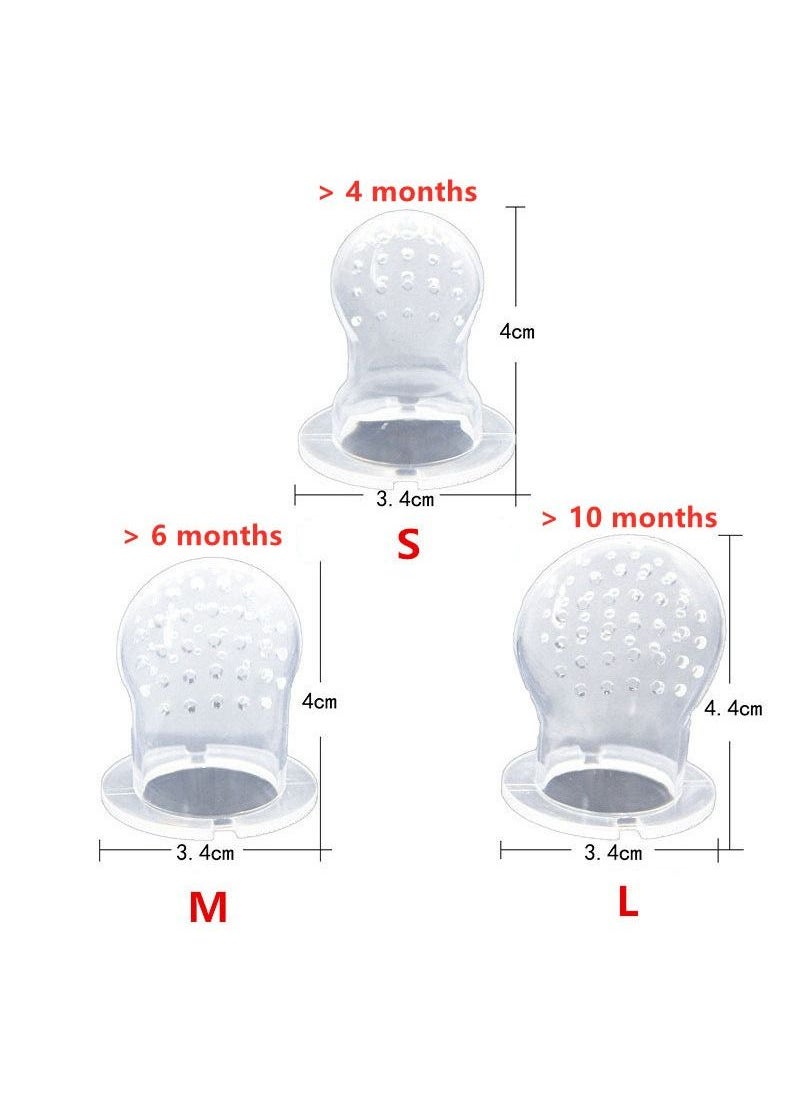 Bimirth Baby Feeding Gift 12-Piece, Includes Suction Bowl with spoon，Silicone Food Teething Feeder with 3 size, Ultra-Soft Silicone Baby Food Bottle With Spoon,  Fresh Foods Masher And Bowl, Baby Feeding Bib  - Image 2