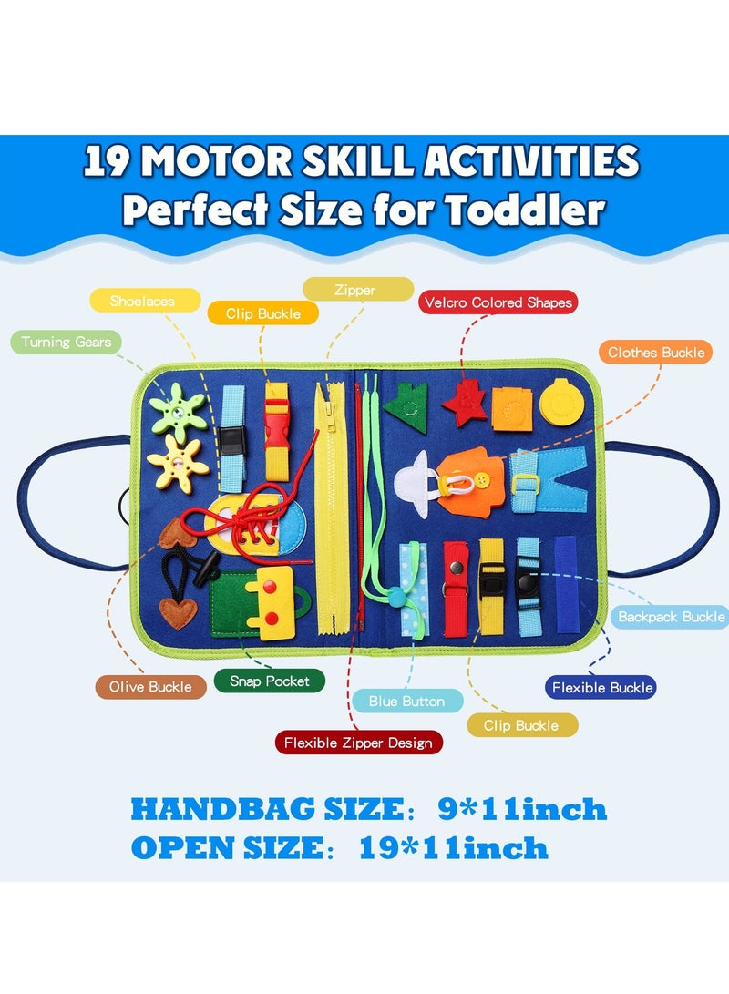 Life Skills Training Book, Children's Educational Toys, Sensory Integration Toys For Boys And Girls Aged 1-6, Travel Portable Comfort Toys, Early Childhood Education Birthday Gifts (Dinosaur Style) - Image 2