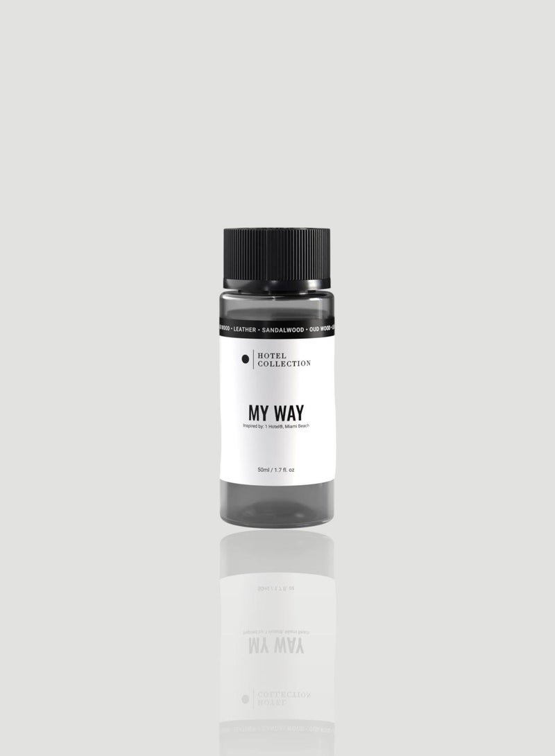 Hotel Collection My Way Fragrance Oil Blend - Hotel Inspired for Luxury Essential Oil Diffusers - Aromatherapy Scent Diffuser Oil - Leather, Sandalwood, and Amber - 50 mL, 1.7 fl oz - Image 1