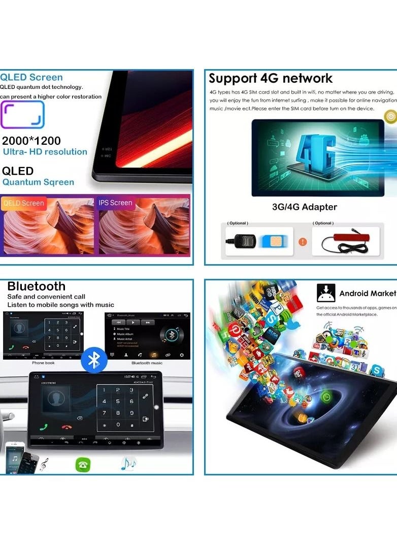 رايموس - شاشة أندرويد لنيسان باترول Y61 VTC تدعم أبل كاربلاي أندرويد أوتو لاسلكي QLED شاشة تعمل باللمس 4 جيجابايت رام بلوتوث بطاقة سيم دعم كاميرا DSP AHD - Image 1