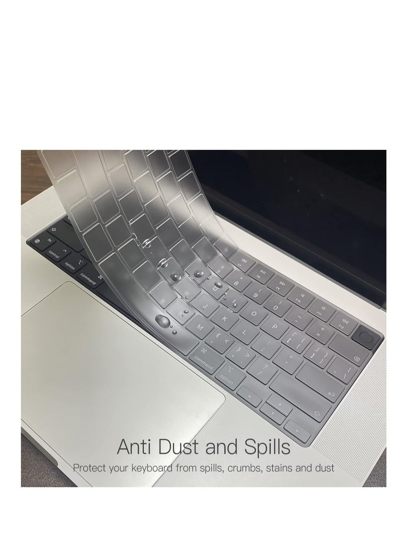 Keyboard Skin Protector Compatible with Huawei Matebook 14s/13S/16S, Laptop Keyboard Protective Film Guard Cover 【Not Screen Protectors 】,Clear - Image 5