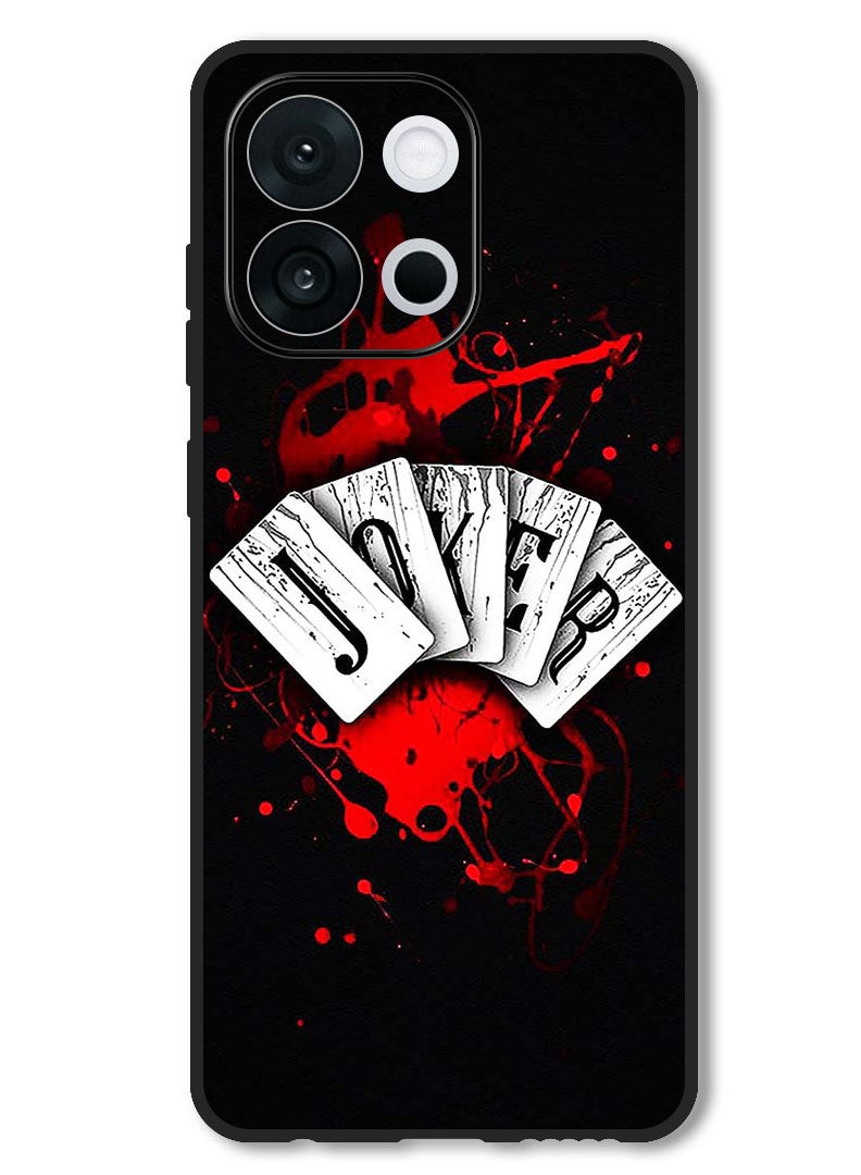 Theodor Case Compatible with OnePlus 13T 6.32 Inch Protection Shockproof Bumper Cover Joker Cards - Image 1
