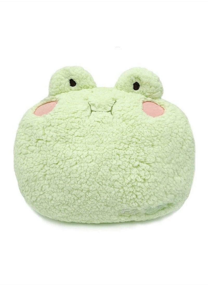 Frog Plush Pillow, Adorable Frog Stuffed Animal, Home Cushion Decoration Frog Plush Toy Throw Pillow Decorations Gifts for Women Kids Birthday  - Image 1