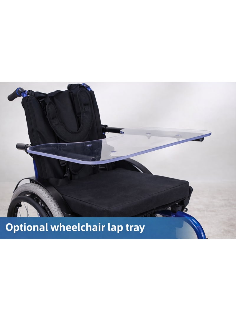 Gilani Mobility Children Manual Wheelchair with Safety Harness Support and Adjustable Seat Width 76X39X90 - Image 4
