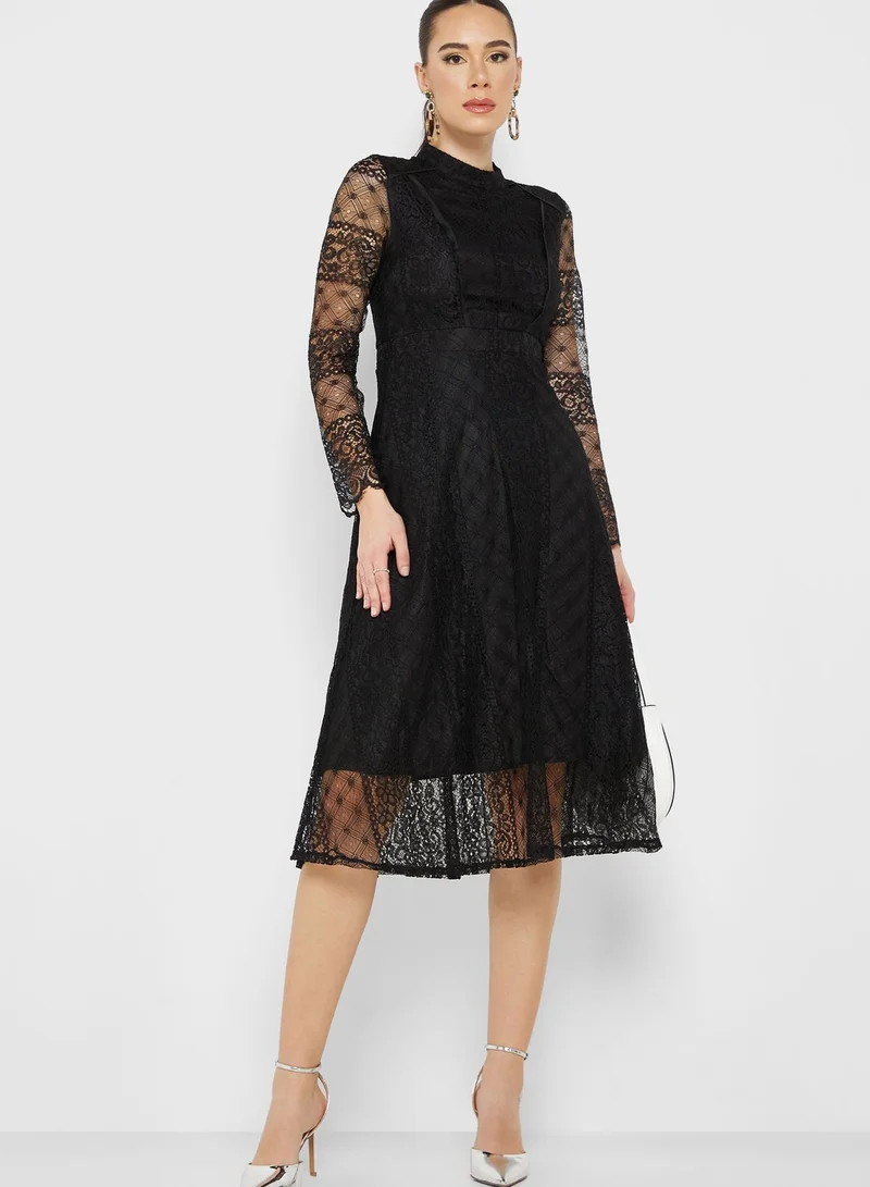 ELLA A-Line Lace Dress